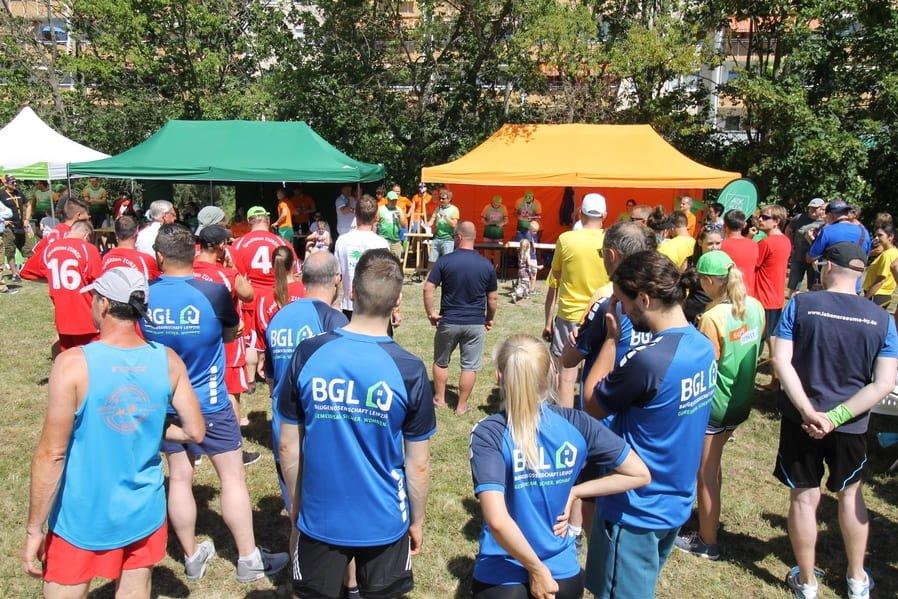 Eröffnungszeremonie Beachvolleyballcup